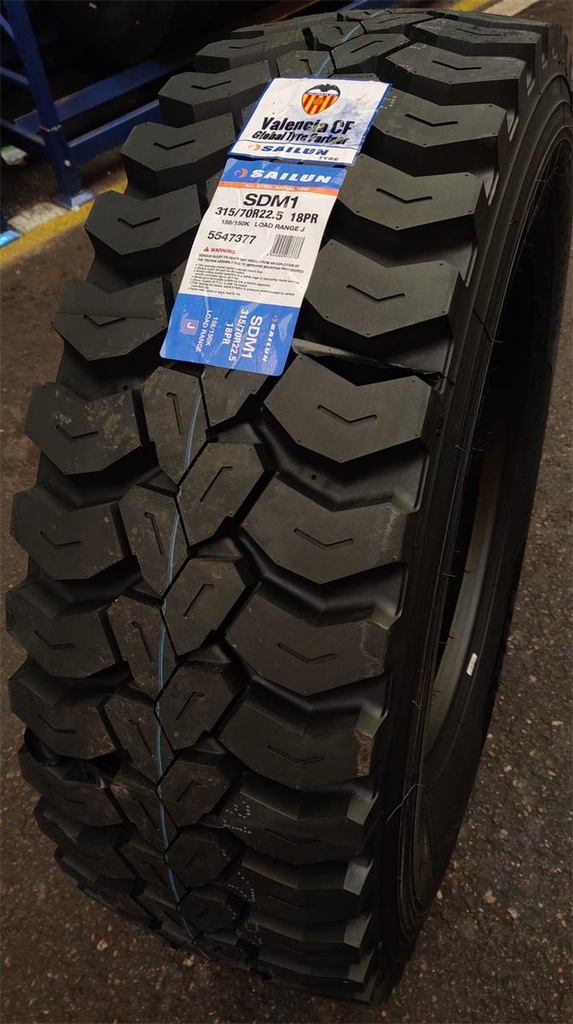 315/70R22.5 156/150K SAILUN SDM1 XL DRIVE 18PR ON/OFF ROAD