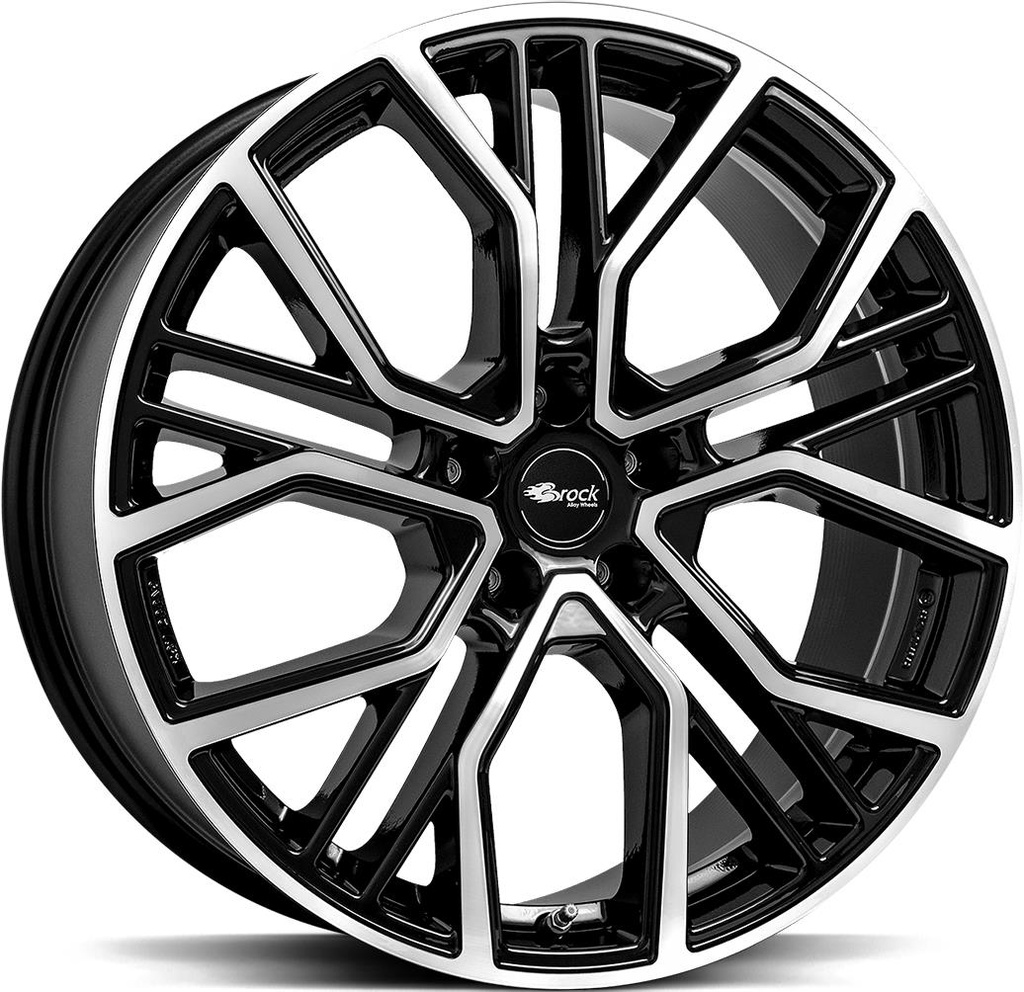 BROCK B41 BLACK FULL POL 9.5x22 5/108 ET41 CB63.4