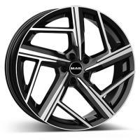 MAK QVATTRO BLACK MIRROR 8.5x21 5/112 ET38 CB66.5