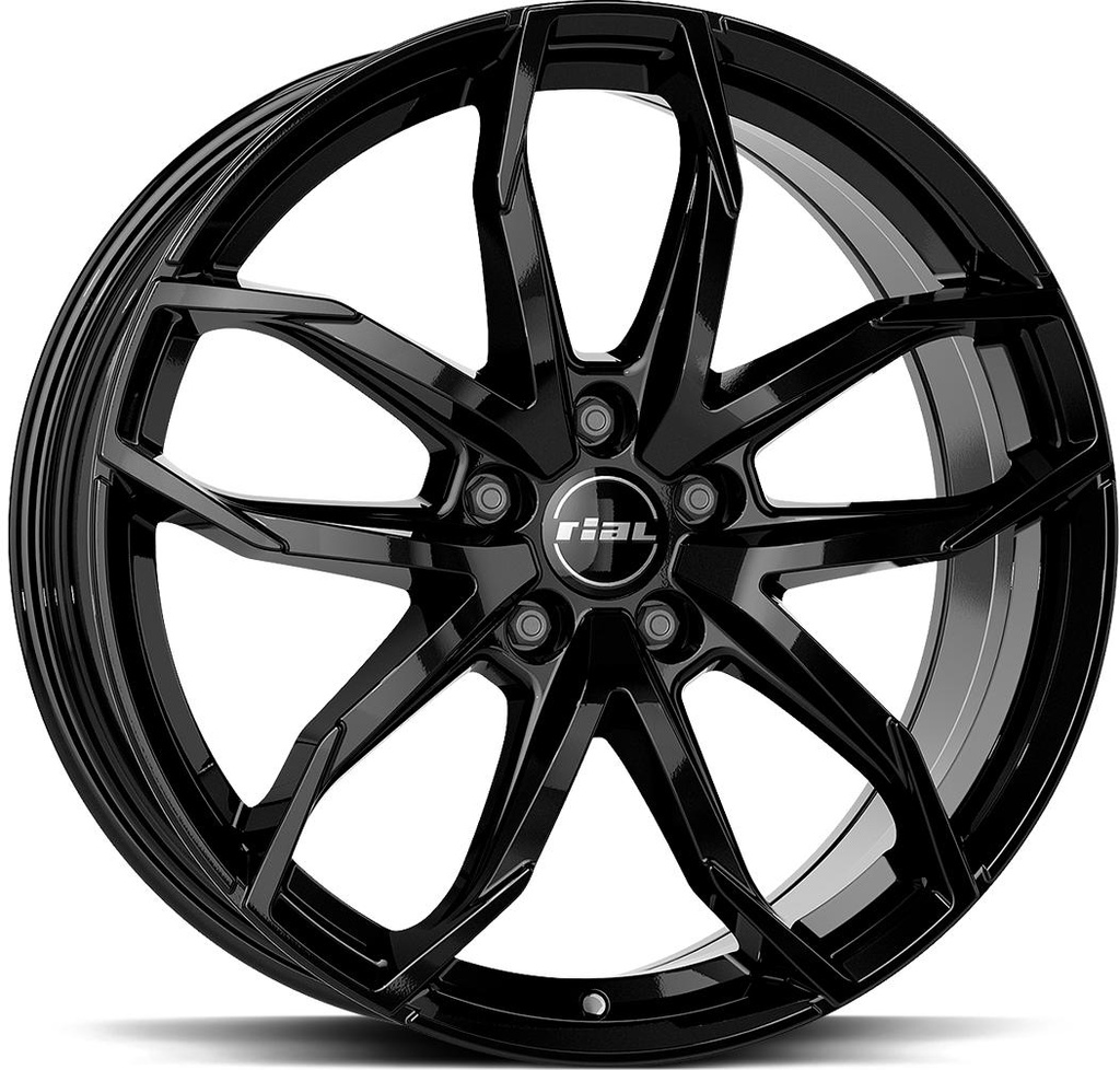 RIAL LUCCA DIAM BLACK 6.5x16 4/100 ET40 CB63.4