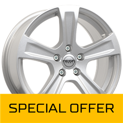 MEGA WHEELS LEO SILVER 6x15 4/100 ET35 CB57.1