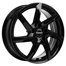 MEGA WHEELS PAVO BLACK 6.5x17 5/114.3 ET45 CB60.1