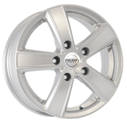 MEGA WHEELS HERCULES 5 SILVER 6.5x15 5/114.3 ET45 CB61.4