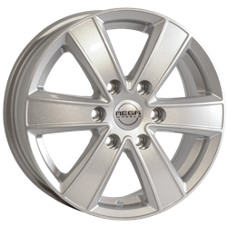 MEGA WHEELS HERCULES 6 SILVER 6.5x16 6/130 ET55 CB84.1