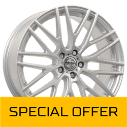 MEGA WHEELS CETUS SILVER 8x18 5/114.3 ET48 CB73.2