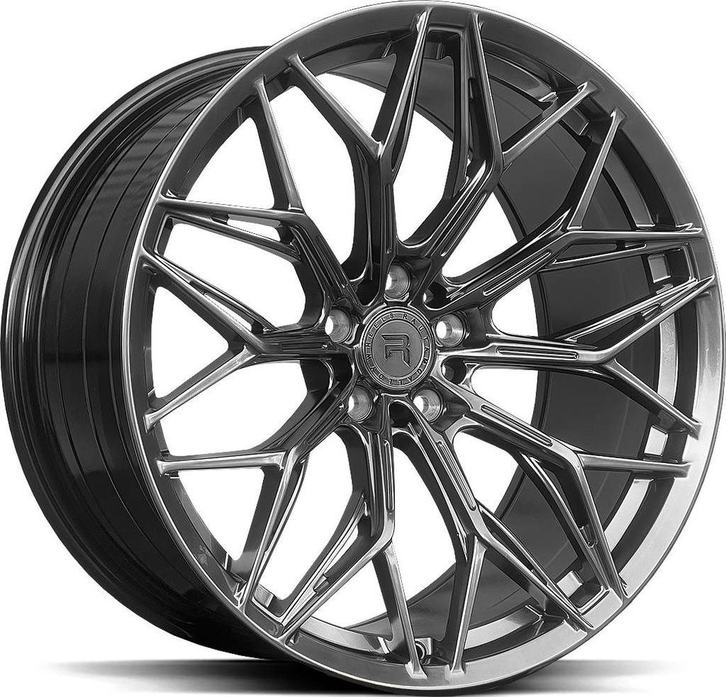 R-SERIES R18 HYPER SILV BLACK 9.5x19 5/112 ET35 CB66.6