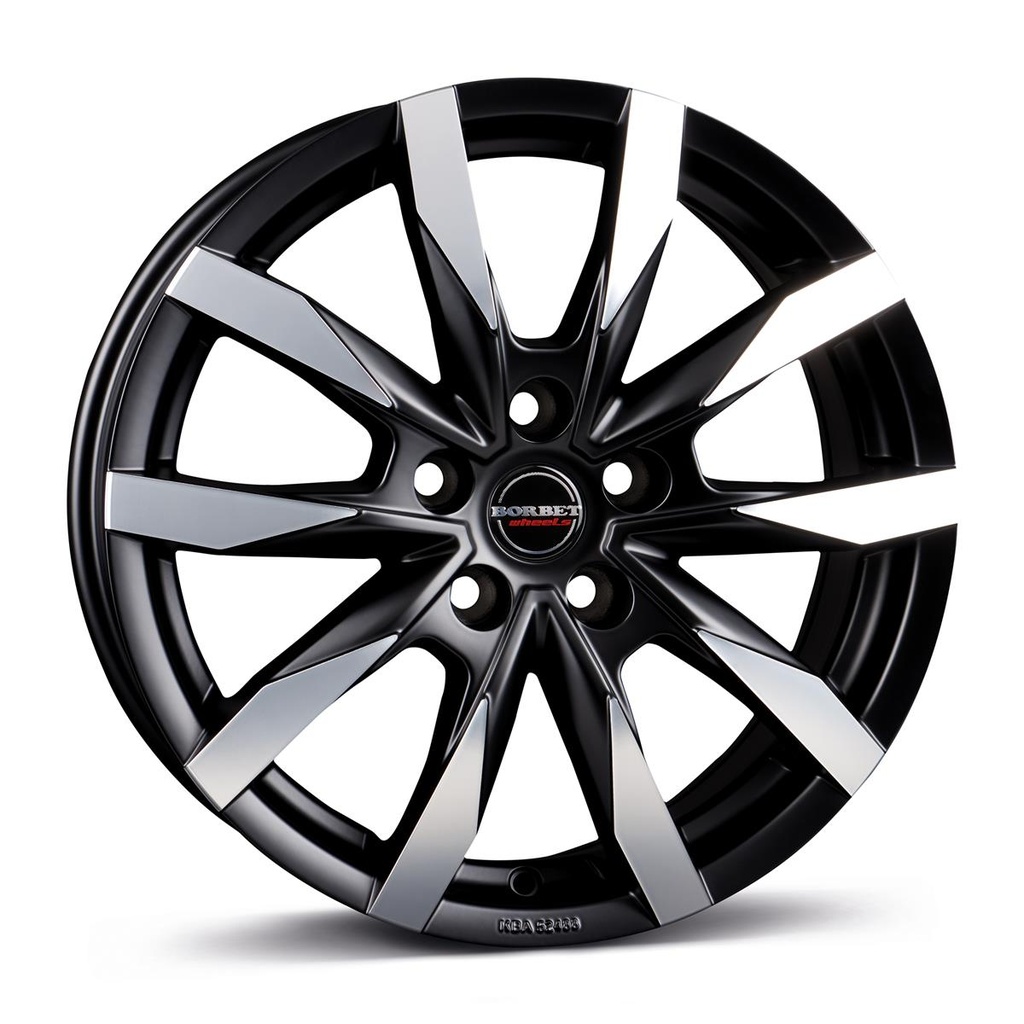 BORBET CW5 BLACK POL MATT 6x16 5/118 ET68 CB71.1