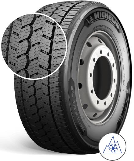 385/65R22.5 160K MICHELIN X MULTI GRIP Z ALL POSITION