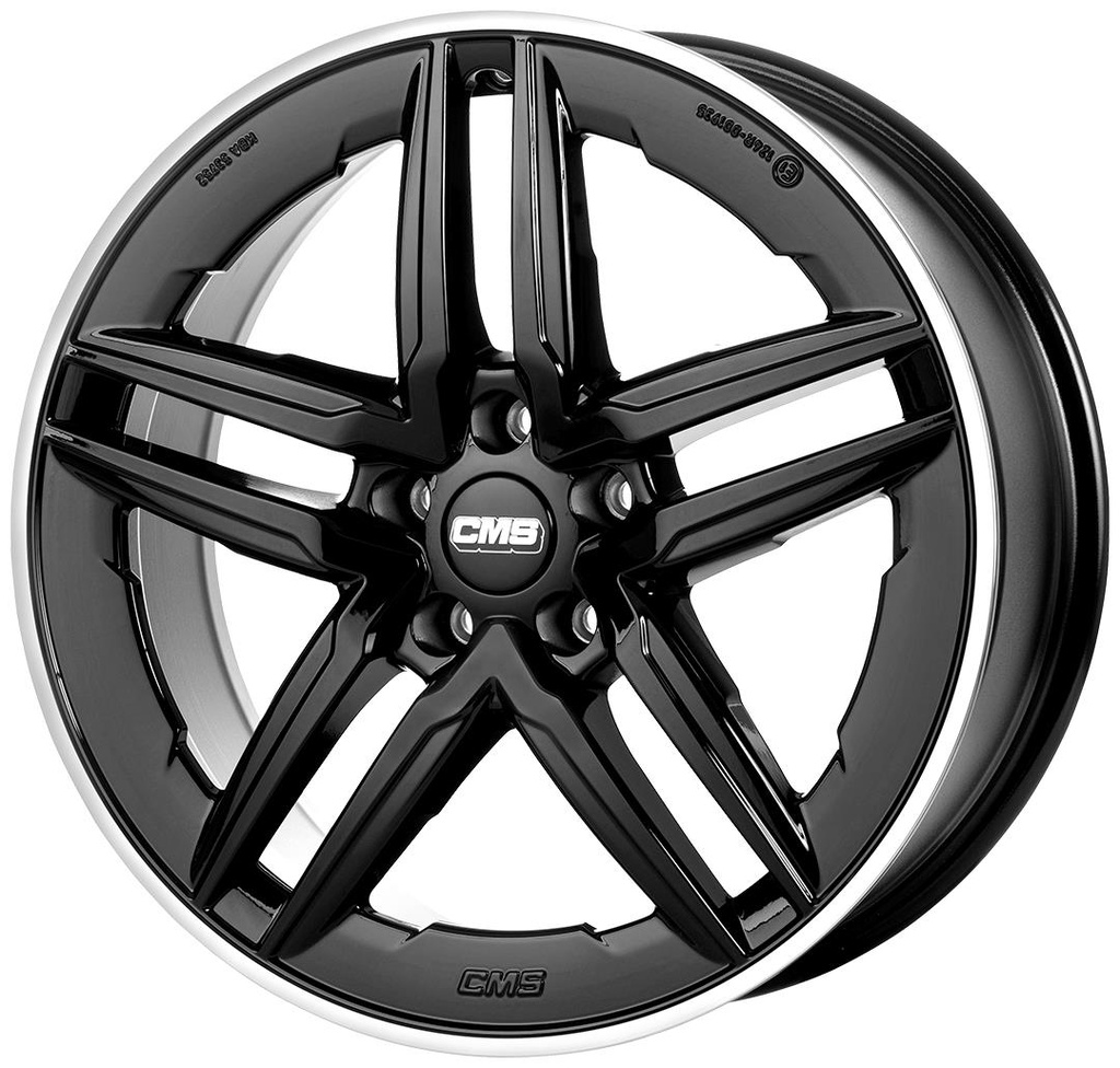 CMS C29-AERO DIAMOND RIM BLACK GLOSS 8x19 5/112 ET45 CB57.1