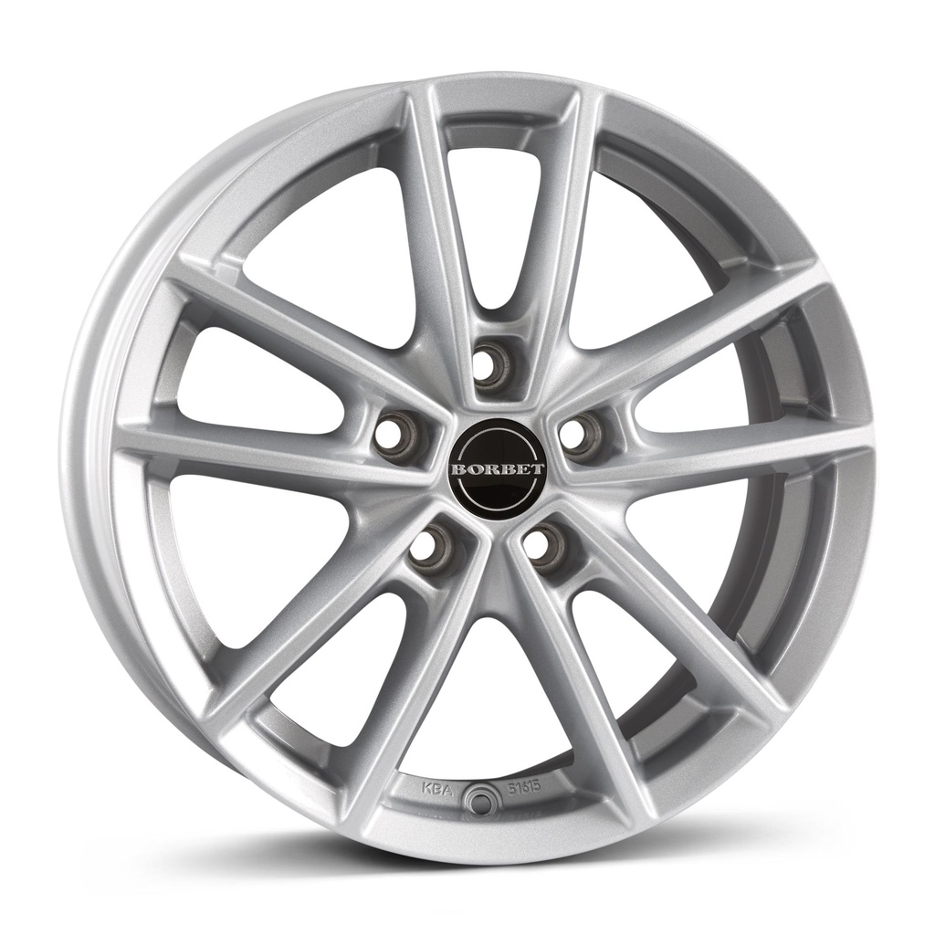 BORBET W CRYSTAL SILV 7x17 5/108 ET45 CB63.3