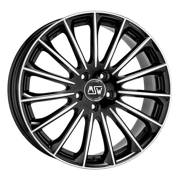 MSW 30 G.BLK F.POL 7.5x18 5/112 ET40 CB73.1