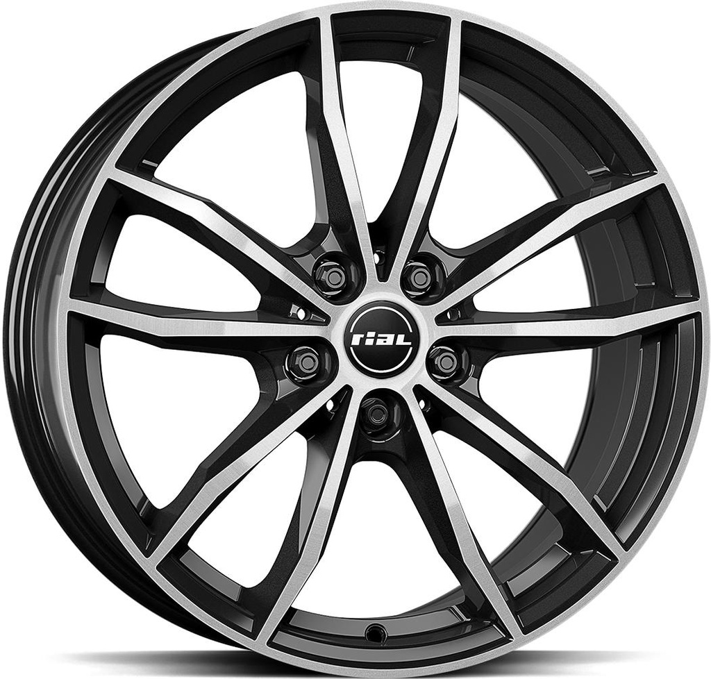 RIAL X12 DIAM BLACK POL 7.5x18 5/112 ET46 CB57.1