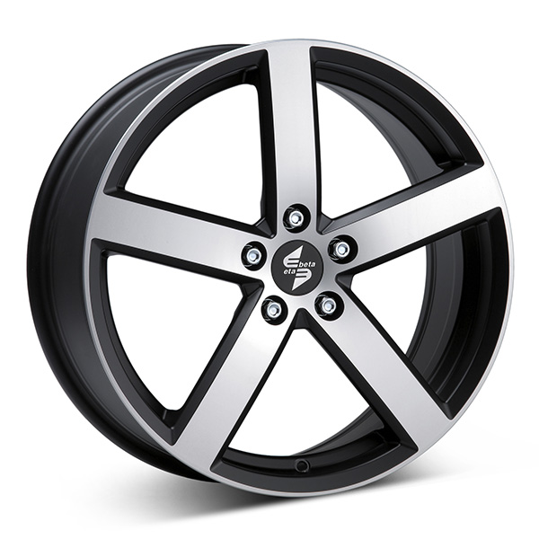 ETA BETA EROS M.BLK/POL 7.5x17 5/108 ET52 CB63.4