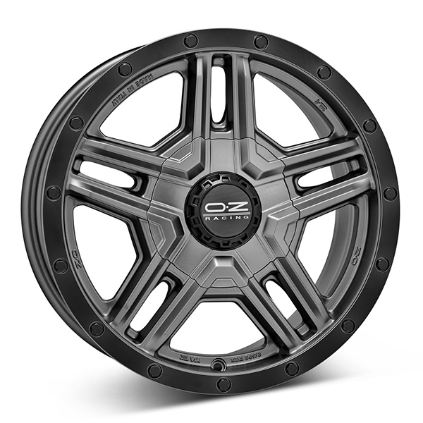 OZ RALLY ADVENTURE M.GRA/BLK LIP 8x17 6/139.7 ET35 CB106.1