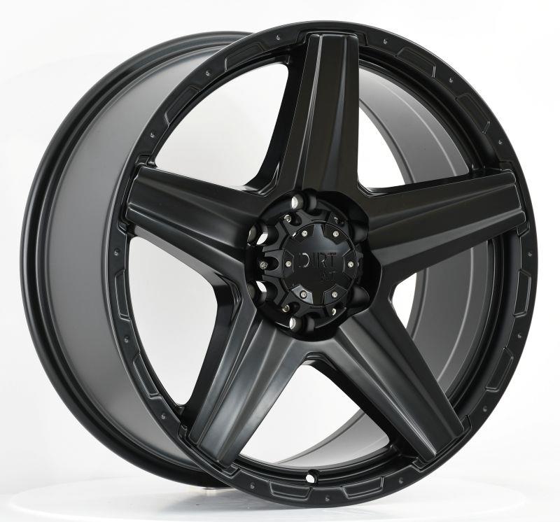 STATUSFÄLGAR D93 FLATBLACK 9x20 6/139.7 ET20 CB106.1