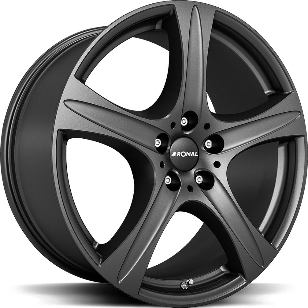 RONAL R55 SUV BLACK MATT 7.5x17 5/120 ET55 CB65.1