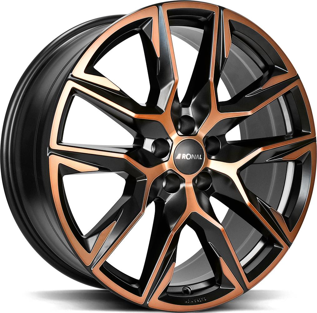RONAL R71 JET BLACK COPPER MATT FRONT CU 8.5x20 5/120 ET41.5 CB72.5