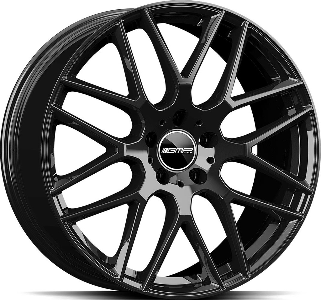 GMP BERGHEM GLOSS BLACK 9.5x20 5/130 ET35 CB84.1