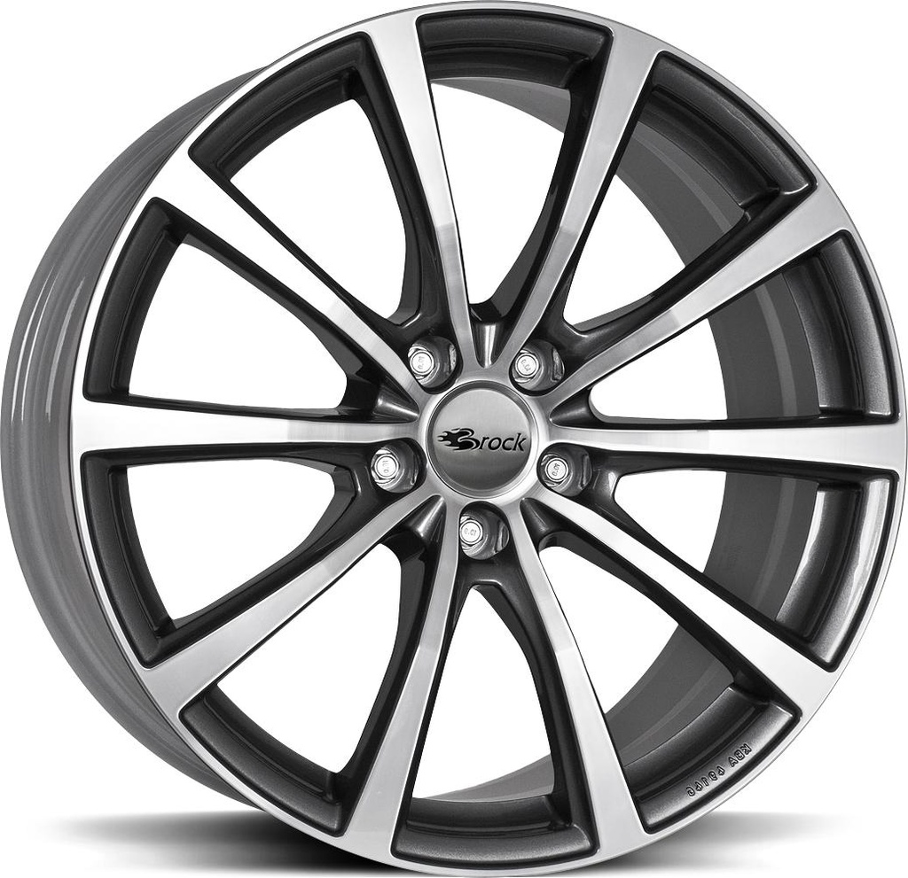 BROCK B32 TITAN FULL POL 9.5x19 5/112 ET48 CB66.6