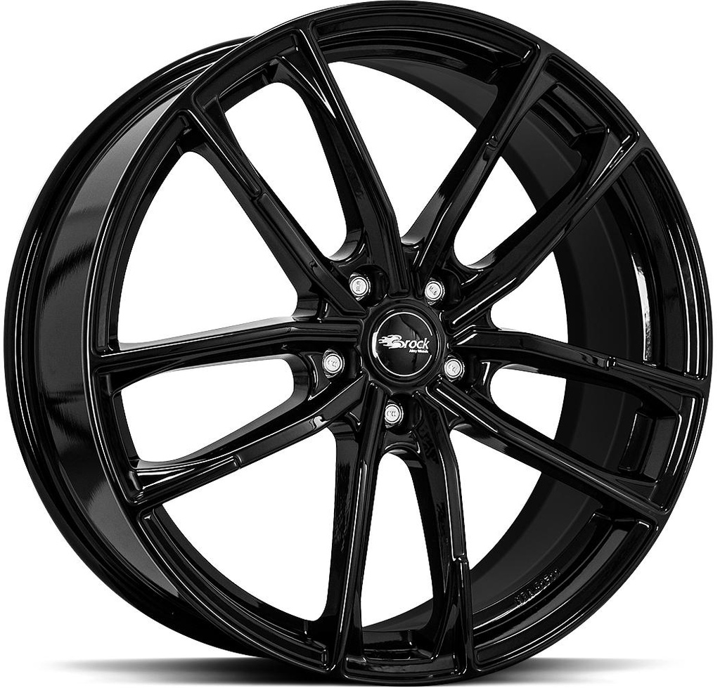 BROCK B38 SHINY BLACK 8x20 5/108 ET45 CB63.4