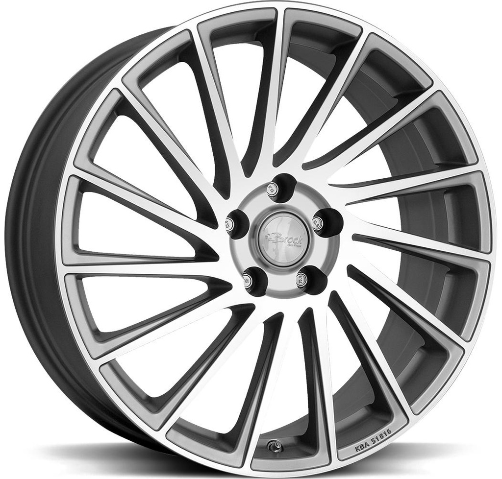 BROCK B39 FERRIC GREY POL 7x17 5/114.3 ET38 CB72.6