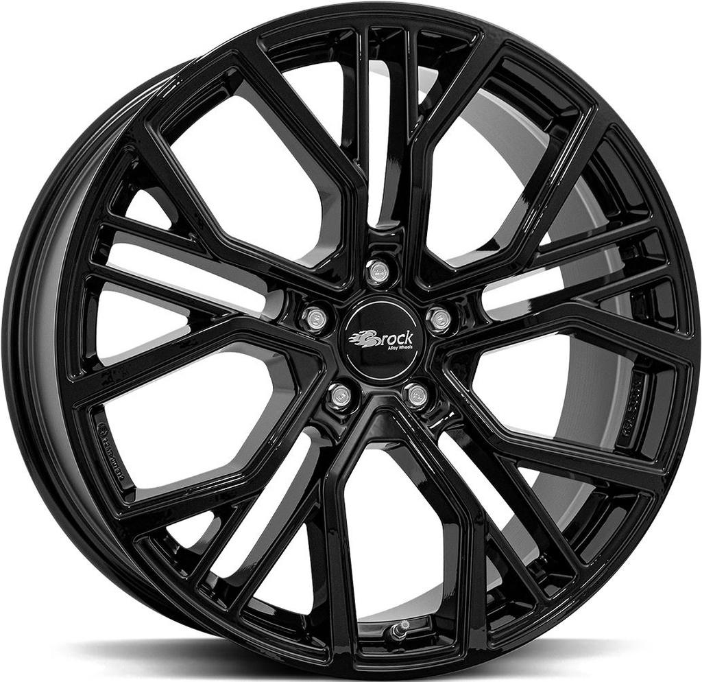 BROCK B41 SHINY BLACK 8.5x20 5/120 ET47 CB72.6