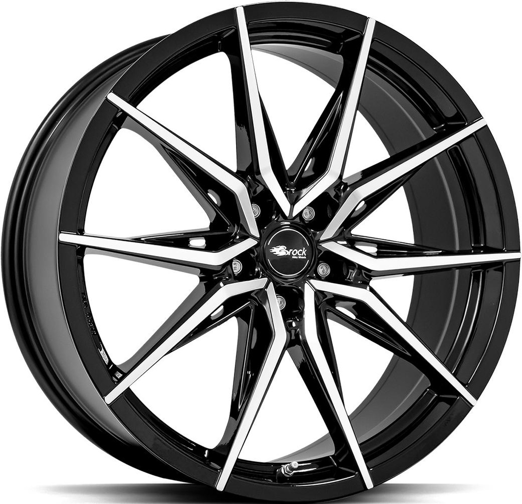 BROCK B42 BLACK FULL POL 8.5x19 5/112 ET47 CB66.6