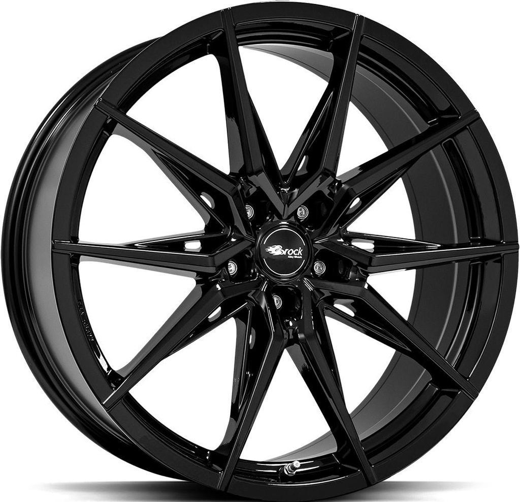BROCK B42 SHINY BLACK 8.5x20 5/112 ET40 CB66.6