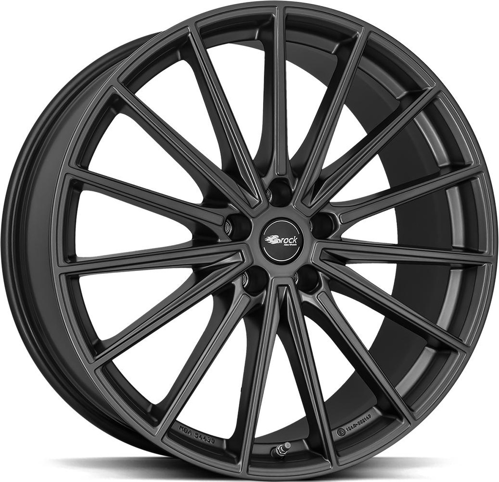 BROCK B43 COSMIC GREY MATT 10x21 5/112 ET54 CB66.6