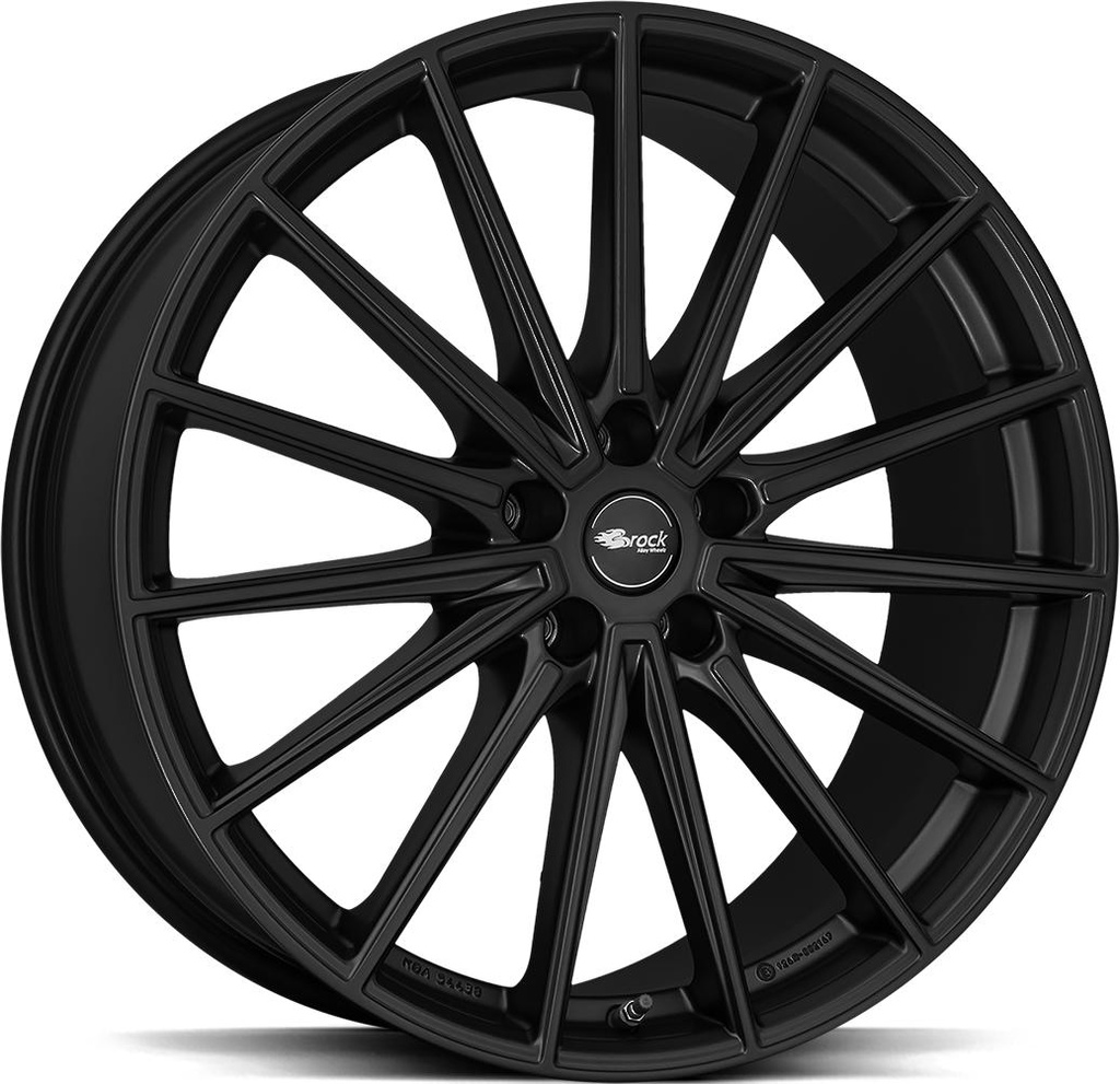 BROCK B43 SATIN BLACK MATT 7.5x20 5/114.3 ET40 CB60.1