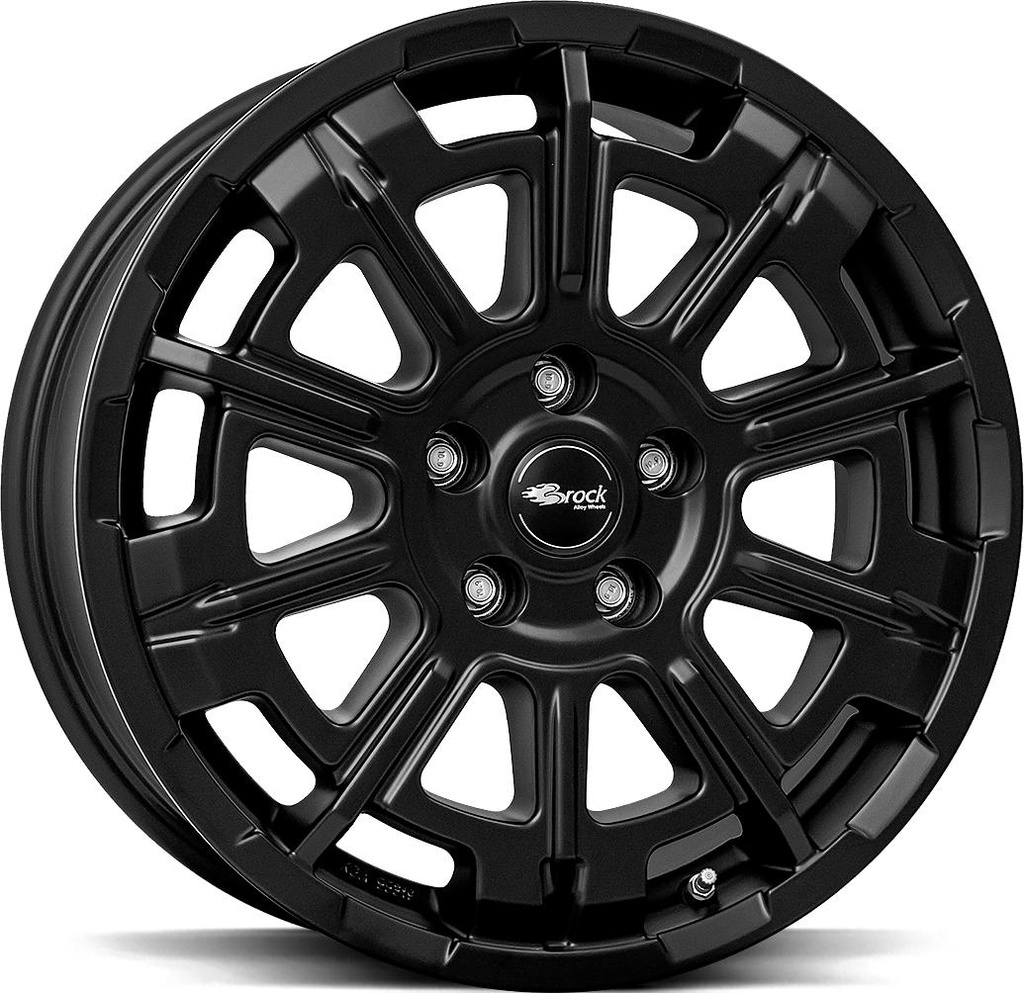 BROCK B45 SATIN BLACK MATT 8x20 6/139.7 ET55.1 CB93.1