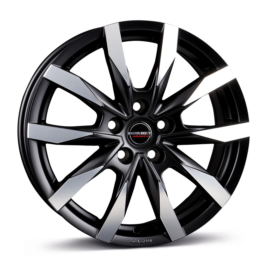 BORBET CW5 BLACK POL MATT 7.5x18 5/108 ET45 CB72.5