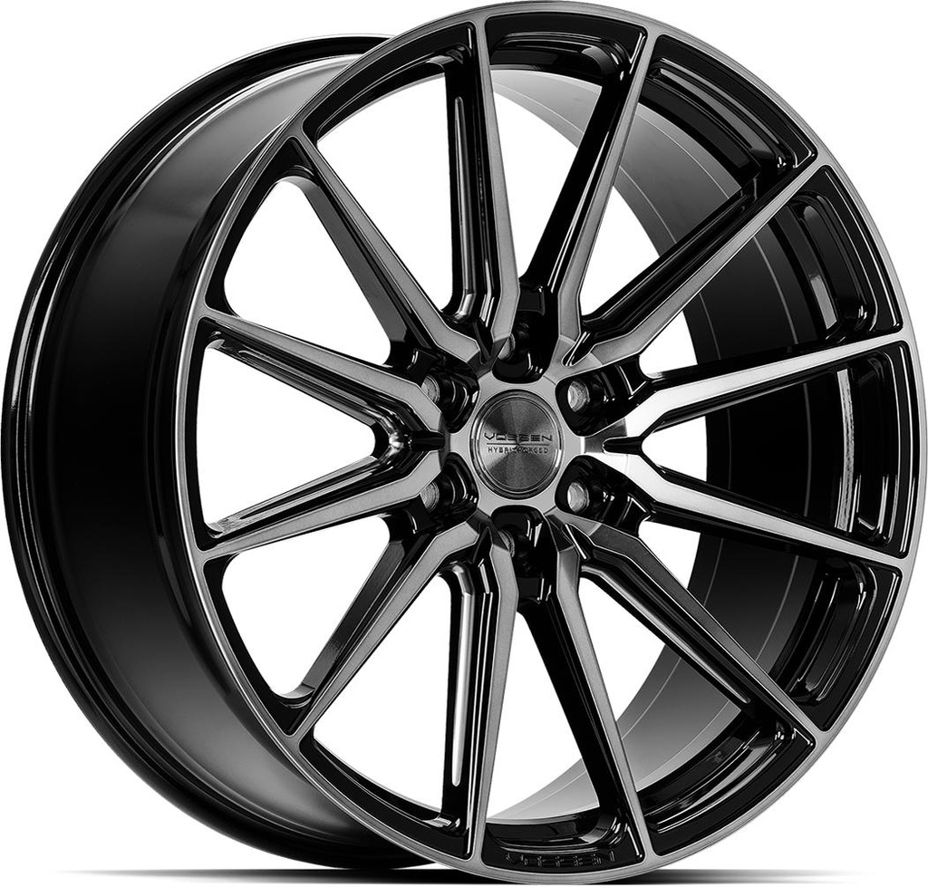 VOSSEN HF6.1 TINTED GLOSS BLACK 9.5x20 6/135 ET15 CB87.1