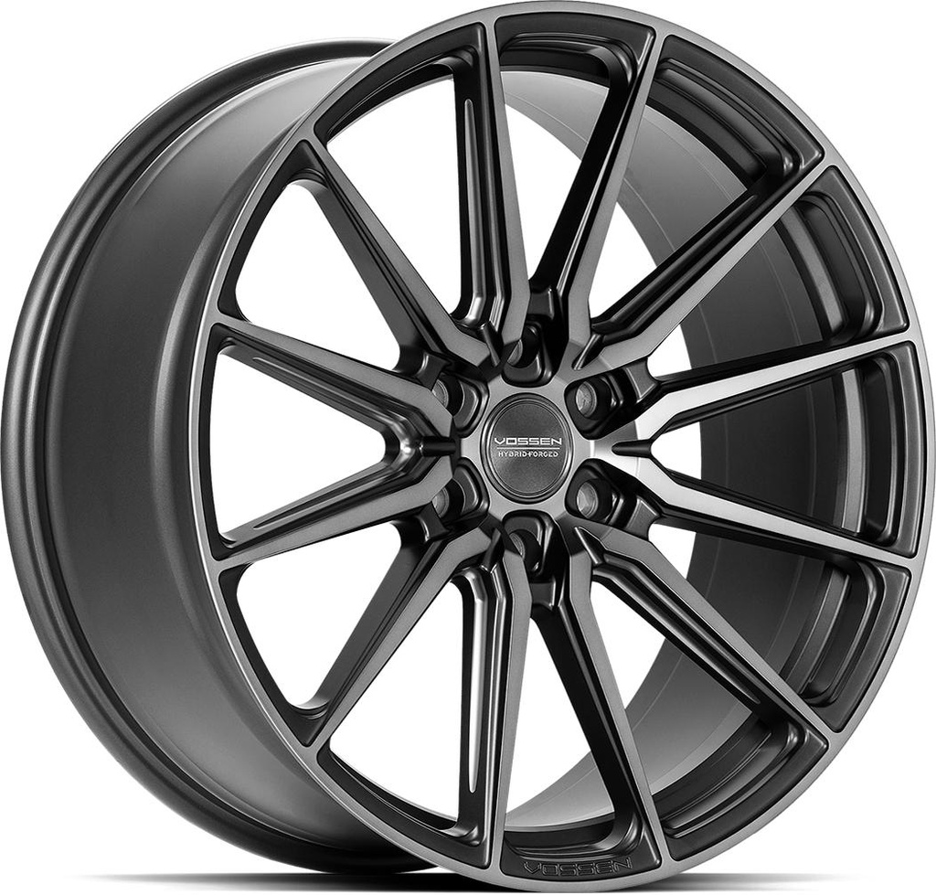 VOSSEN HF6.1 TINTED MATT GUN METAL 9.5x22 6/135 ET20 CB87.1