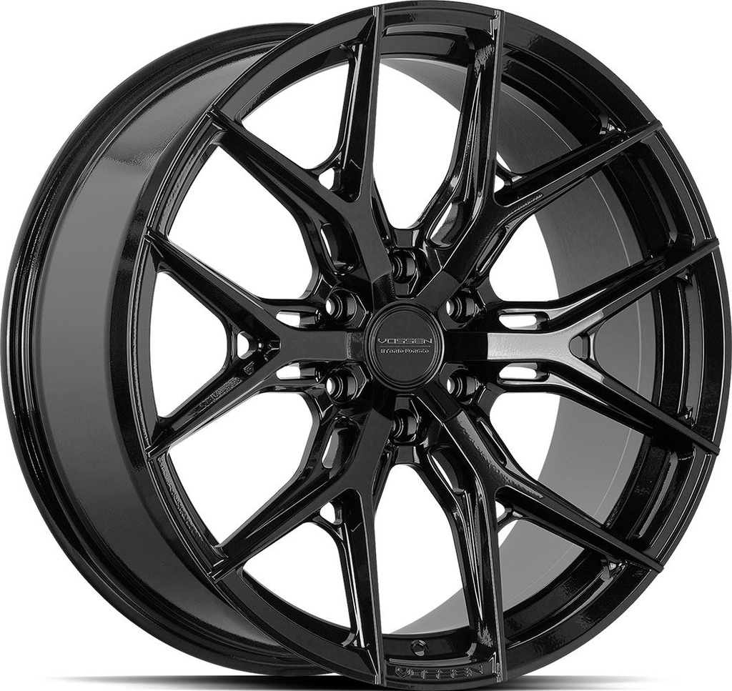 VOSSEN HF6.4 GLOSS BLACK 9.5x22 6/135 ET30 CB87.1