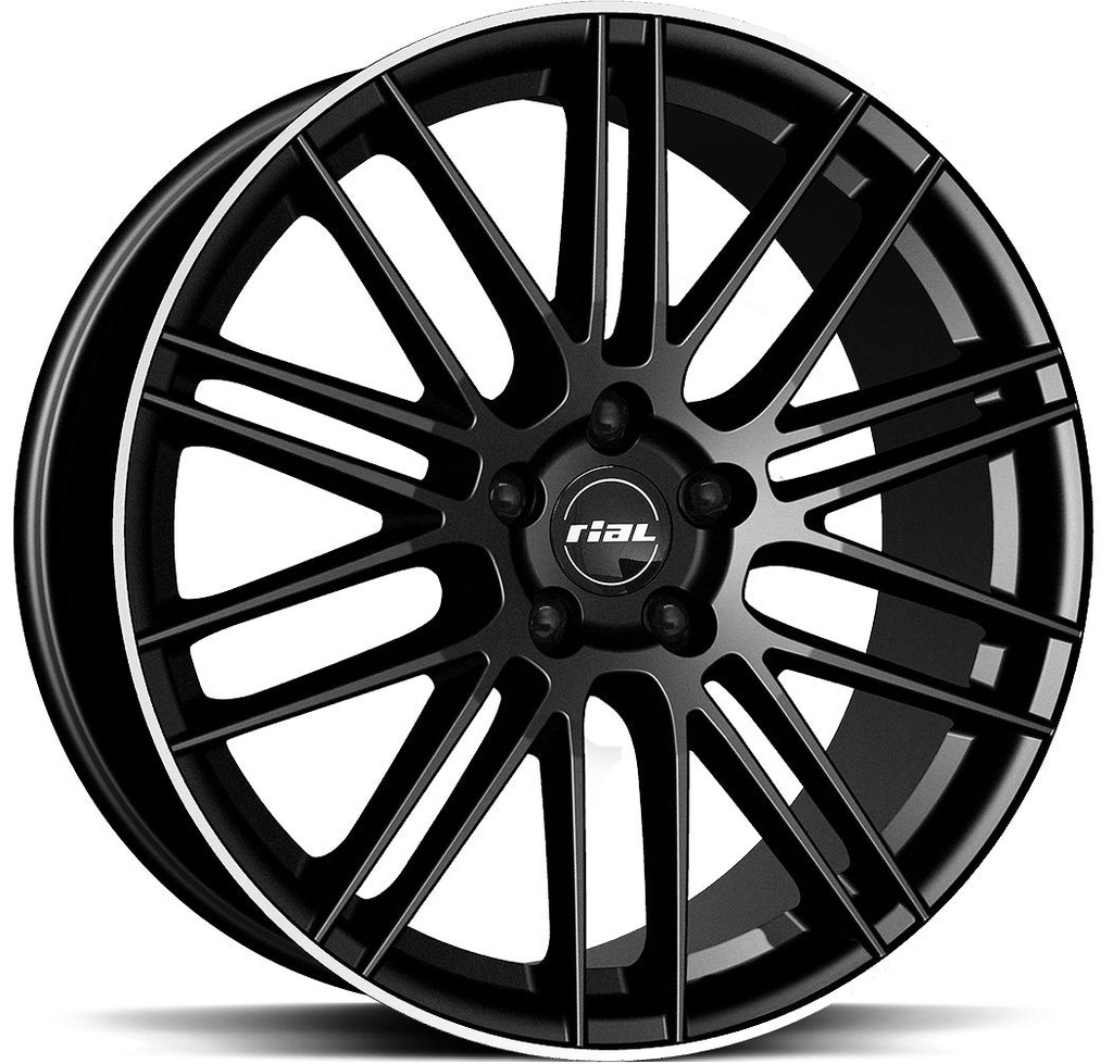 RIAL KIBOX DIAM BLACK LIP POL 9.5x21 5/112 ET53 CB66.6