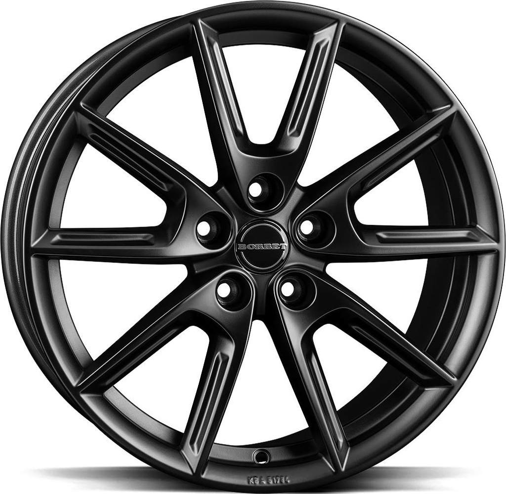 BORBET LX19 BLACK MATT 8x19 5/108 ET50 CB72.5