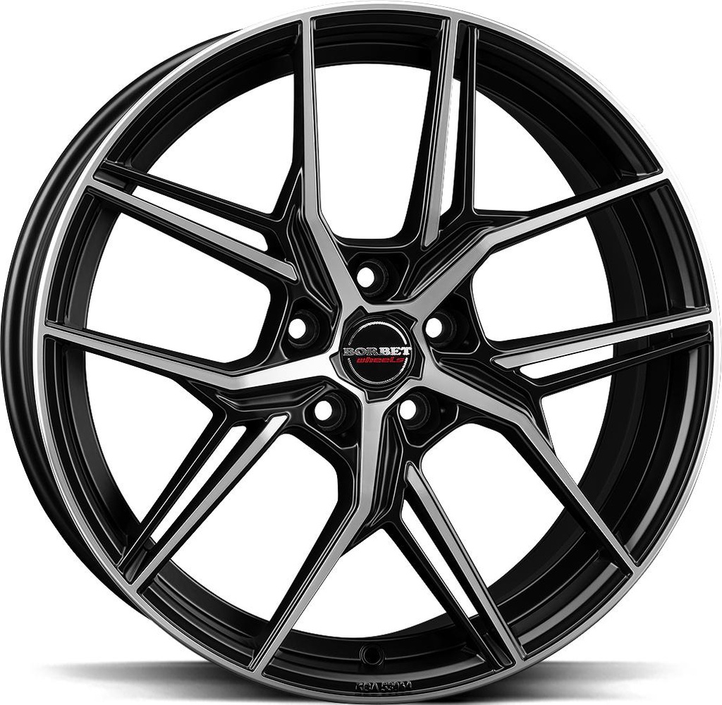 BORBET QX BLACK POL MATT 8x19 5/112 ET50 CB57.1