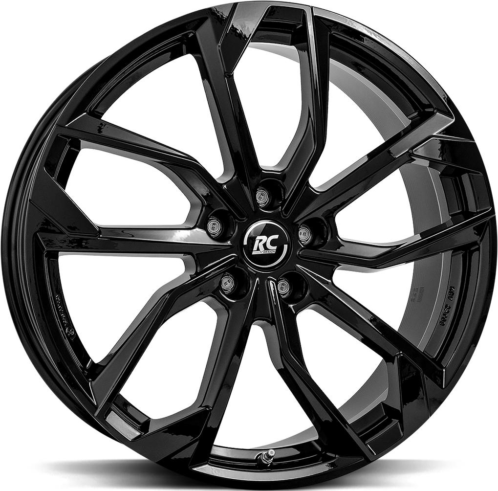 BROCK RC34 SHINY BLACK 8x19 5/112 ET49 CB66.6