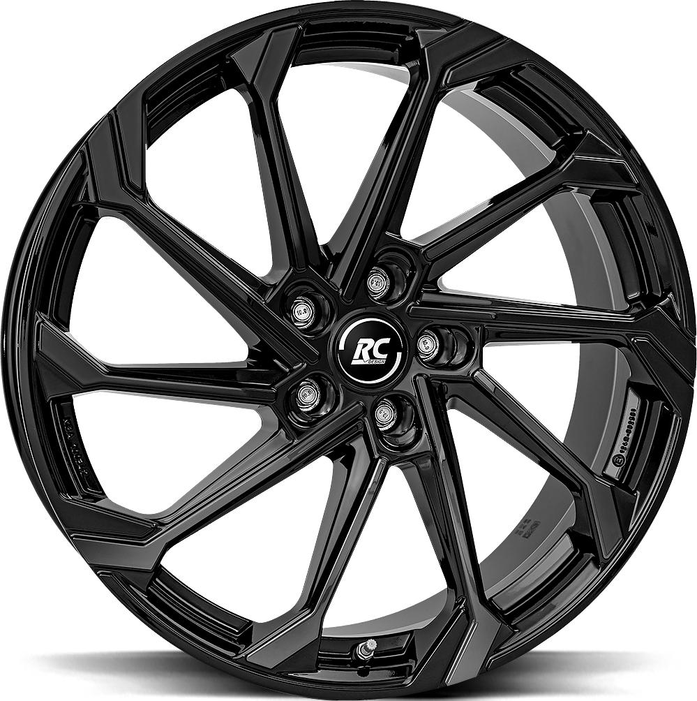 BROCK RC36 SHINY BLACK 8x19 5/108 ET48.5 CB63.4