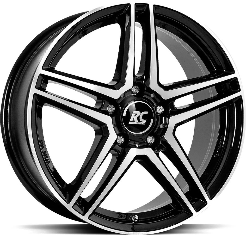 BROCK RCD17 BLACK FULL POL 7.5x17 5/112 ET40 CB66.6