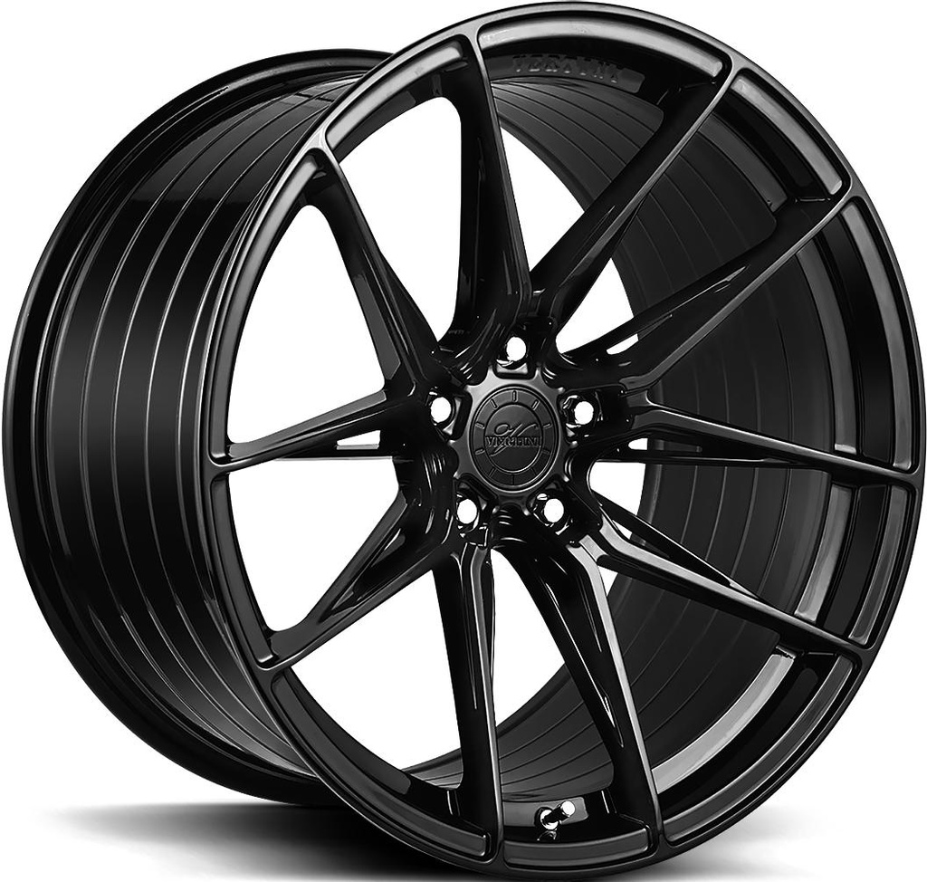 VERTINI RFS1.8 GLOSS BLACK 10.5x20 5/112 ET30 CB66.6