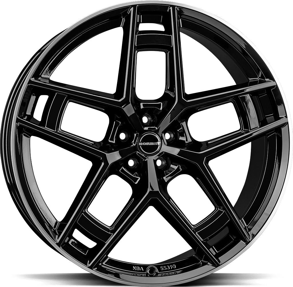 BORBET TF BLACK RIM POL GLOSS 10.5x24 5/112 ET20 CB66.6