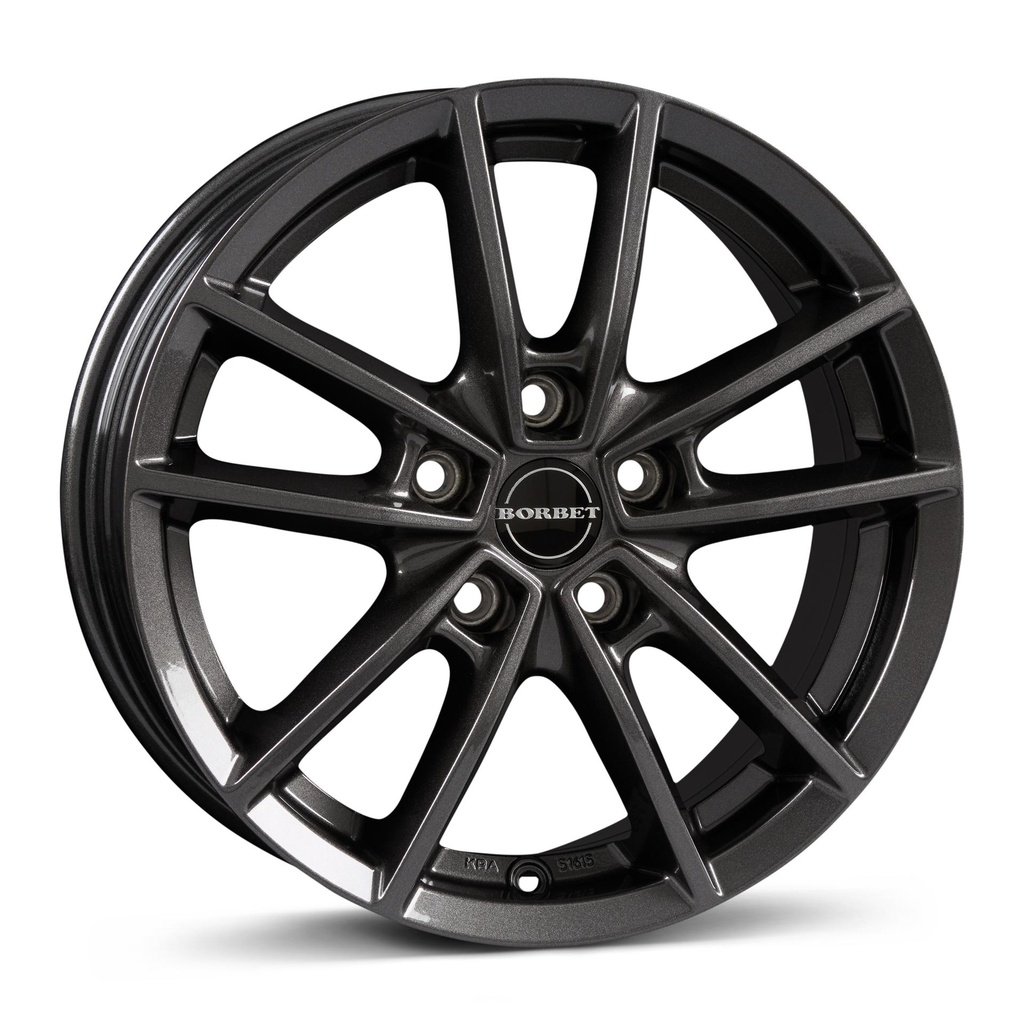 BORBET W MIST ANTRACITE GLOSS 8x19 5/112 ET35 CB66.7