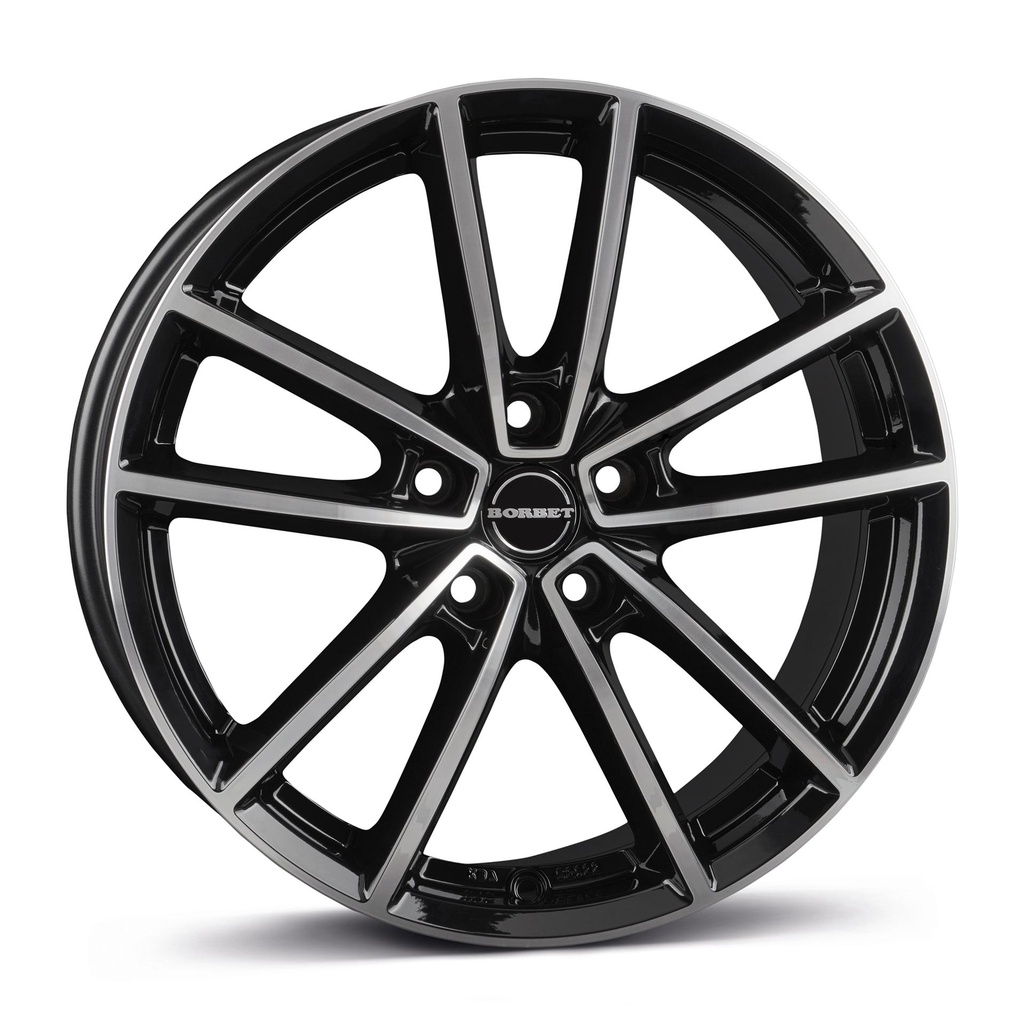 BORBET W BLACK POL GLOSS 8x19 5/112 ET37 CB66.5