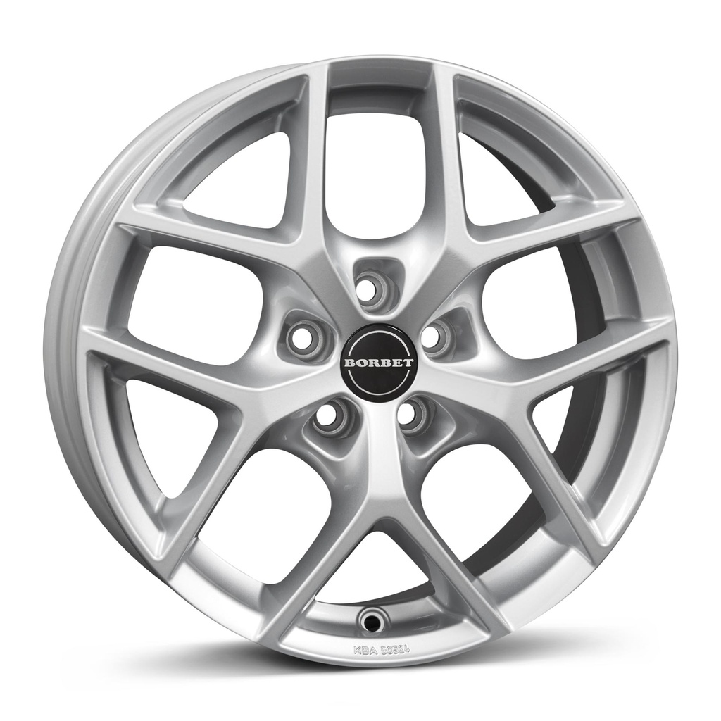 BORBET Y CRYSTAL SILV 6.5x16 5/100 ET43 CB57.1