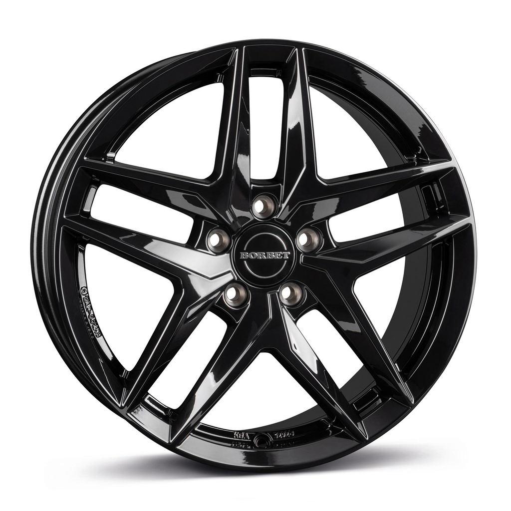 BORBET Z BLACK GLOSS 7.5x18 5/112 ET50 CB57.1