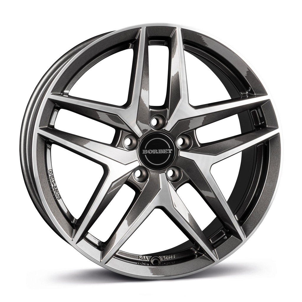 BORBET Z MIST ANTRACITE GLOSS POL 8x18 5/112 ET43 CB66.6