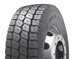 385/65R22.5 164K KUMHO KMA12 XL STEER 20PR ON/OFF