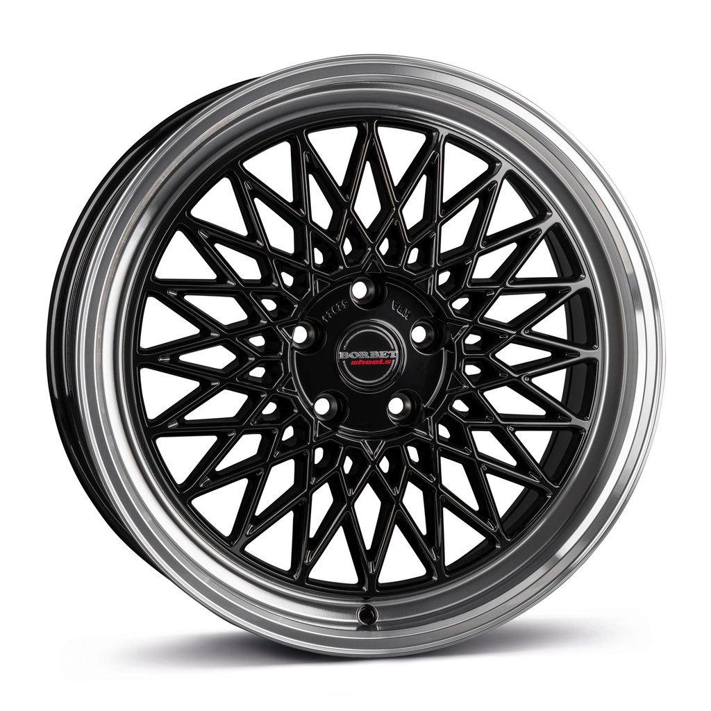 BORBET B BLACK RIM POL 7.5x16 5/120 ET30 CB72.5